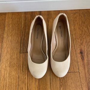 CALL IT SPRING Beige Wedge